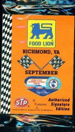 50 lb. CASE) NASCAR STP Food Lion Richard Petty Cards  