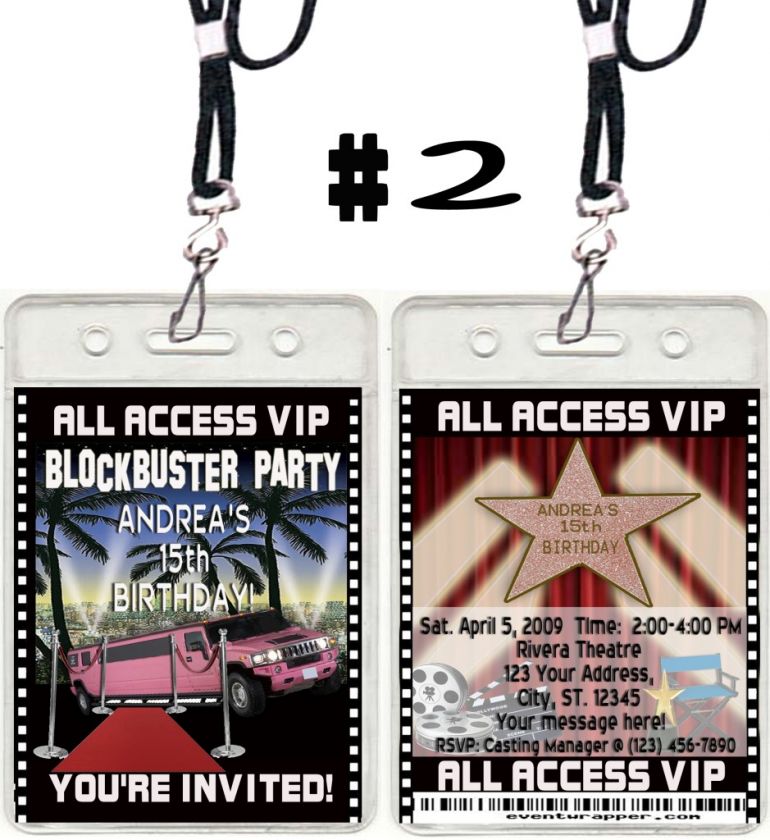 VIP PASS INVITATIONS