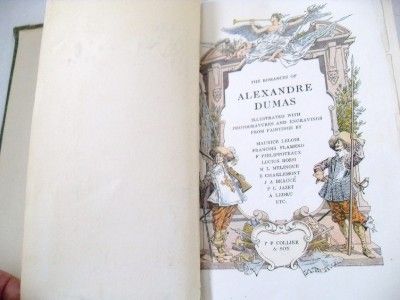 ROMANCES of ALEXANDRE DUMAS VICOMTE DE BRAGELONNE Book  