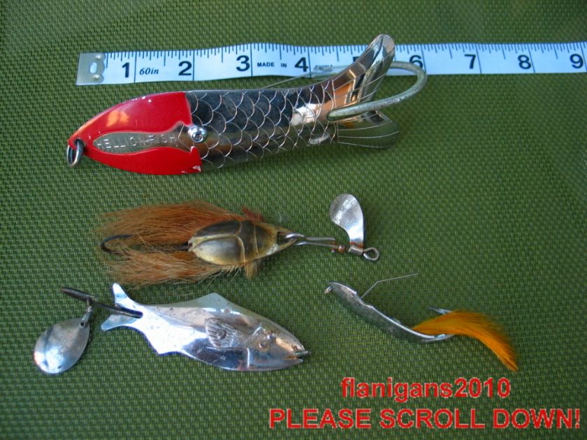   LURES PFLUEGER PIPPIN PET LURE ALL BEETLE BUG HELLION FISH   