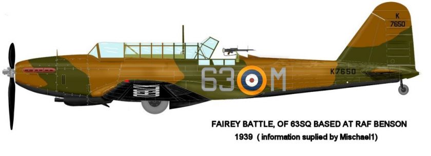 Fairey Battle  Great Britain  63 Sqn, RAF  Battle Mk.I  63 M 