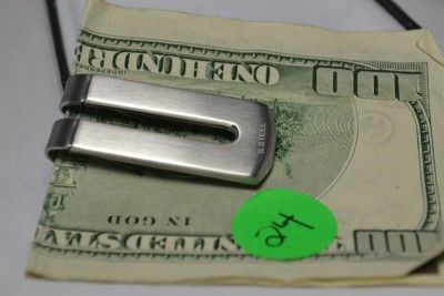 New Colibri Stainless Steel Speed Z Money Clip #24  