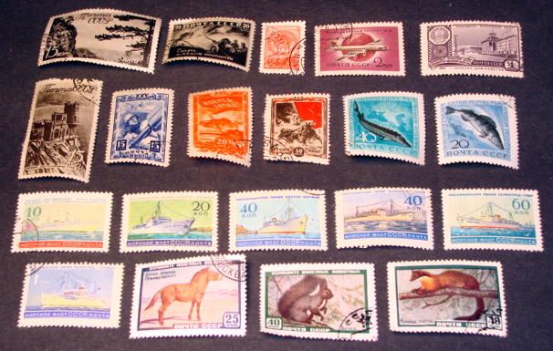 130+ Rare Postage Stamps from Russia CCCP 1883 to 1972  