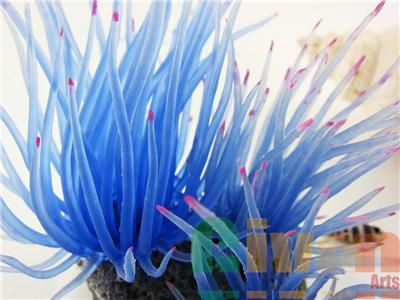 Aquarium Fish Tank Silicone Sea Anemone Ornament SH210M  