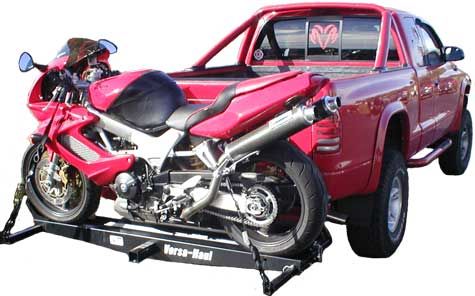 VERSA HAUL SPORT MOTORCYCLE CARRIER HAULER RACK+RAMP  