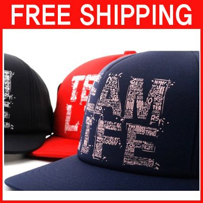   LETTER TEAMLIFE HAT BALL CAP UNIQUE STYLE HIPHOP HAT BASEBALL  