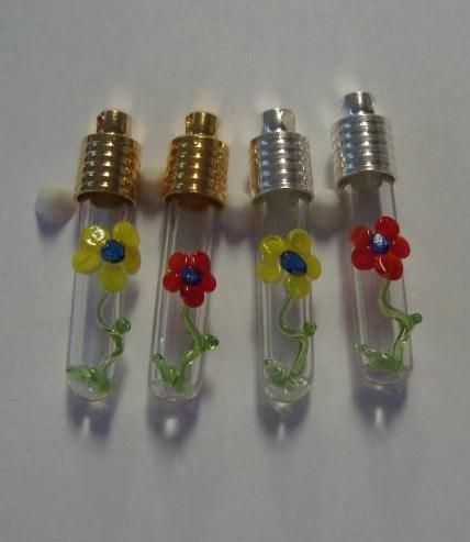 glass tube flower vial, name on rice, keepsakes, locket urn for ashes 