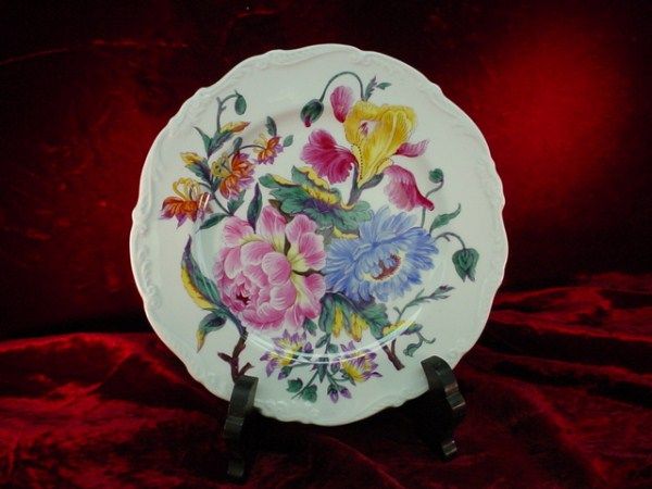   COALPORT POSYDALE PLATE Floral FINE CHINA Hand Painted FLOWERS Lovely