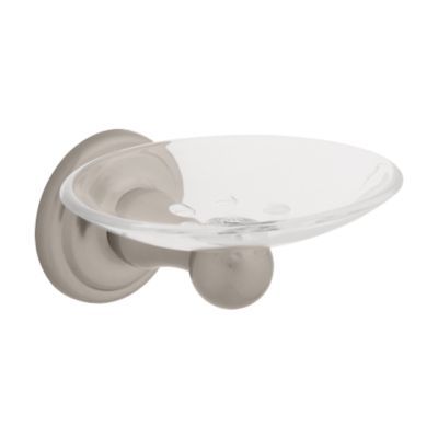 Jamestown Bath Soap Dish Satin Nickel Finish  