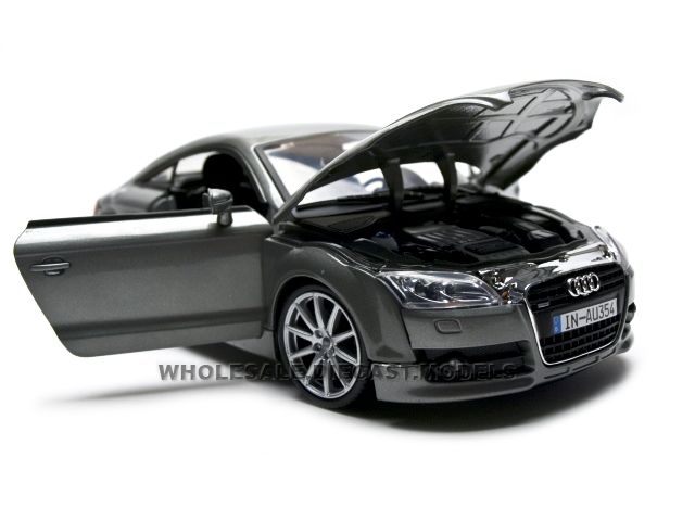 2007 AUDI TT COUPE GREY 118 DIECAST MODEL CAR  