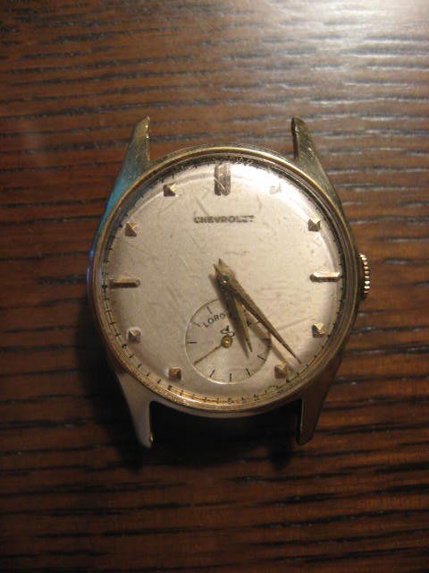 OLD LORD ELGIN CHEVROLET MENS WATCH 21 Jewels 14K GOLD  