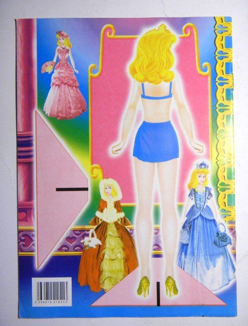 PAPER DOLL AURORA DISNEY NEW  