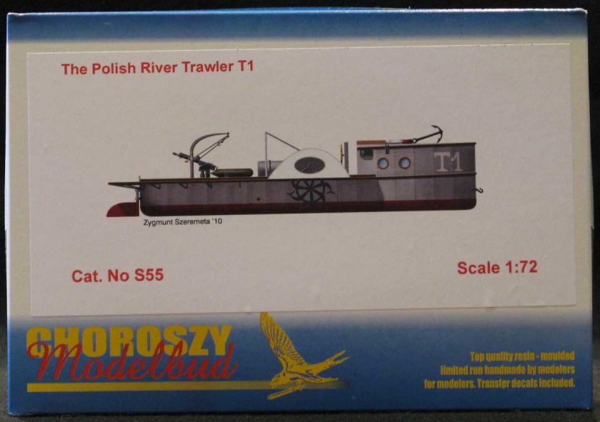 72 Choroszy POLISH T1 ARMED RIVER TRAWLER *MINT*  