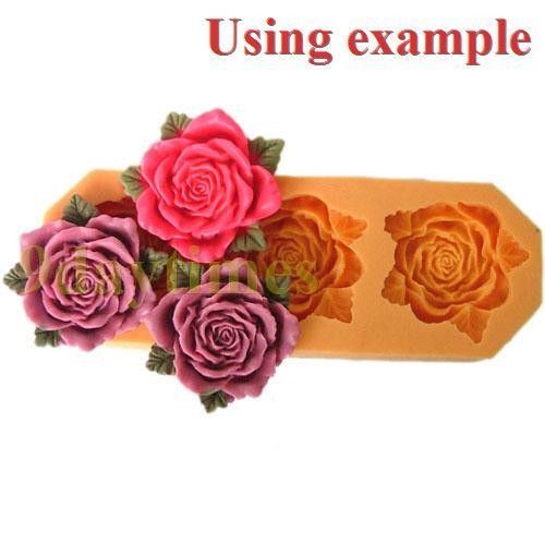 Cavity Fondant Flexible Silicone Mold Mould for Crafts, Jewelry 