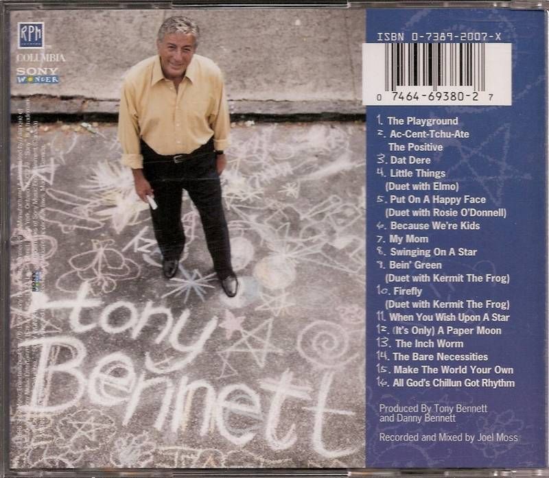 TONY BENNETT  THE PLAYGROUND [BENNETTS FIRST KIDS CD] 074646938027 