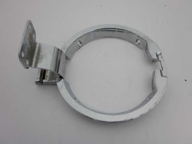 Corvette Original Chrome Fuel Door Gas Lid Bezel 69 70  