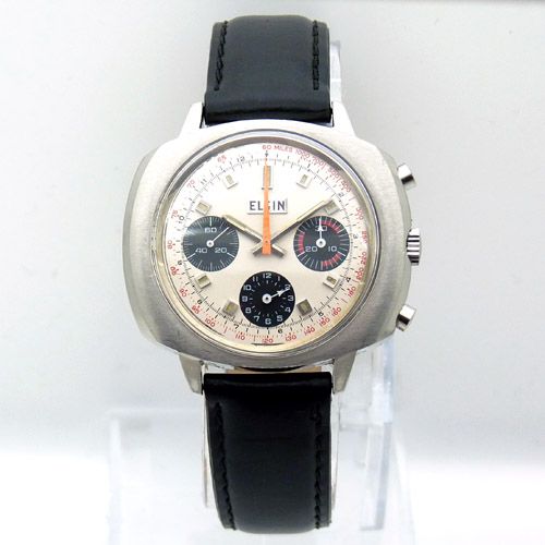 ELGIN chronograph Valjoux 7736   Vintage 1970s   compares to 