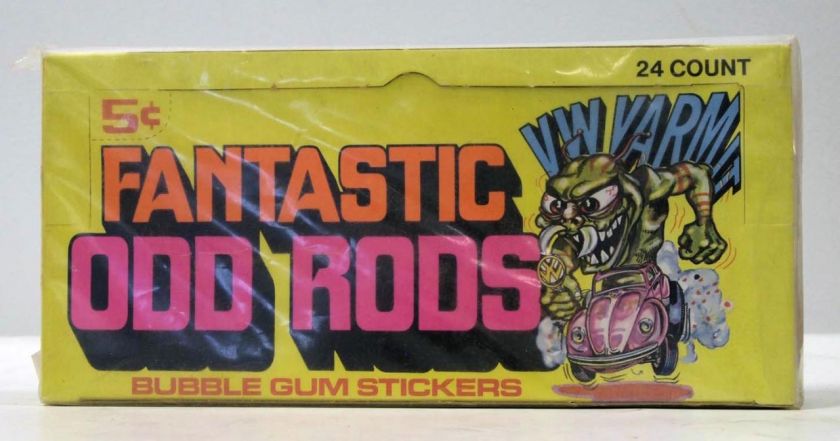 DONRUSS 1973 FANTASTIC ODD RODS FULL WAX BOX 24 UNOPENE  