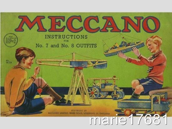 HUNDREDS MECCANO MANUALS & MODEL LEAFLETS 1906 89 DVD  