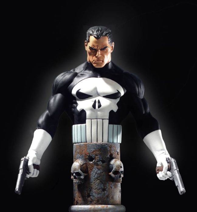 Punisher Mini Bust 2004 Ltd Ed Bowen Designs MIB #4812  