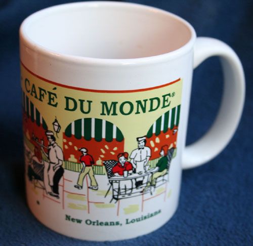 CAFE DU MONDE Coffee Shop Mug Cup New Orleans Louisiana  