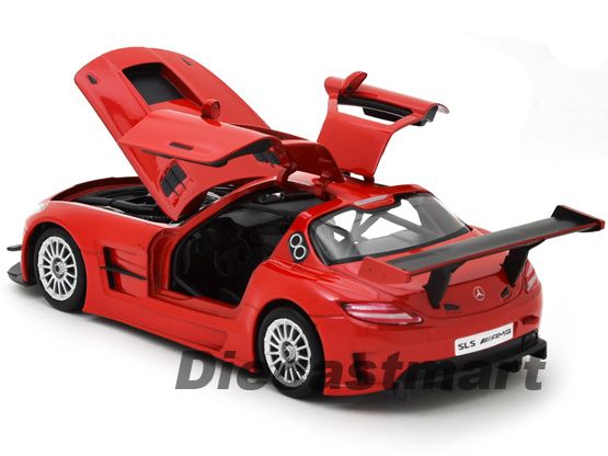 MOTORMAX 124 MERCEDES BENZ SLS AMG GT3 NEW DIECAST MODEL CAR RED 