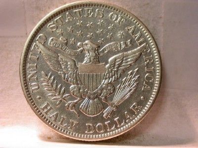 1901 AU BARBER 50c HALF DOLLAR ID#N93  