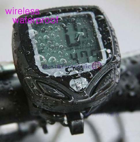 Wireless LED bike Computer Speedometer Odometer  