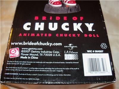 Bride Of CHUCKY Animated Doll Good Guy New  