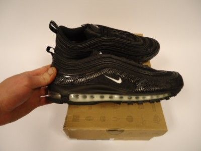 NIKE AIR MAX 97 BLACK WHITE SIZE 11 GENUINE SHOES NIB  