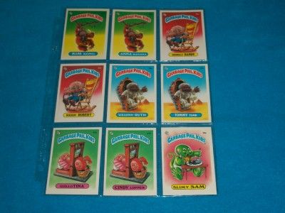   GARBAGE PAIL KIDS 1ST SERIES COMPLETE SET 88/88 HIGH GRADE CONDITION