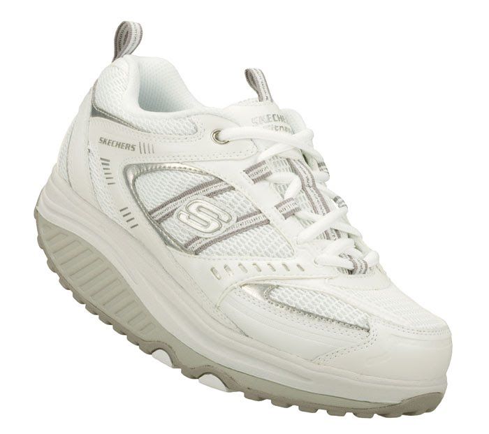 SKECHERS SHAPE UPS MOTIVATION WHITE WOMENS US SIZE 8.5  