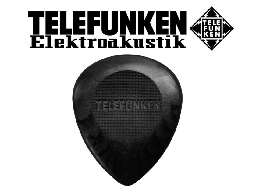 TELEFUNKEN Graphite Guitar Pick   3mm   Bag of 6 Picks  