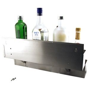 Double Bar Speed Rail   Liquor Bottle Holder S/S 845033052912  