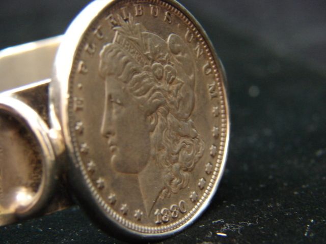 Solid .925 Fine Silver Sterling Bracelet Morgan Dollar Cuff Free 