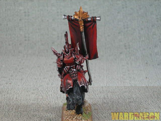 25mm Warhammer WDS painted Vampire Counts Blood Knights y87  