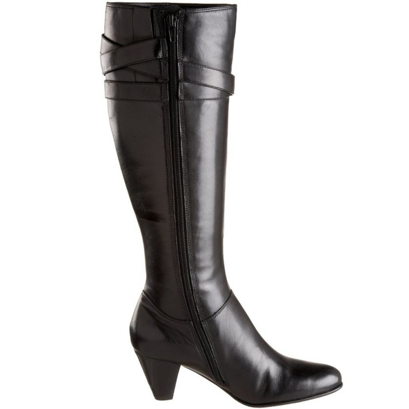 Women’s Ecco Hope 65 MM Tall Boot Espresso and Black  