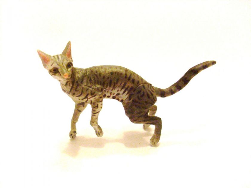 RARE Kaiyodo Takara Choco Q ChocoQ Animatales Oriental Shorthair Cat 