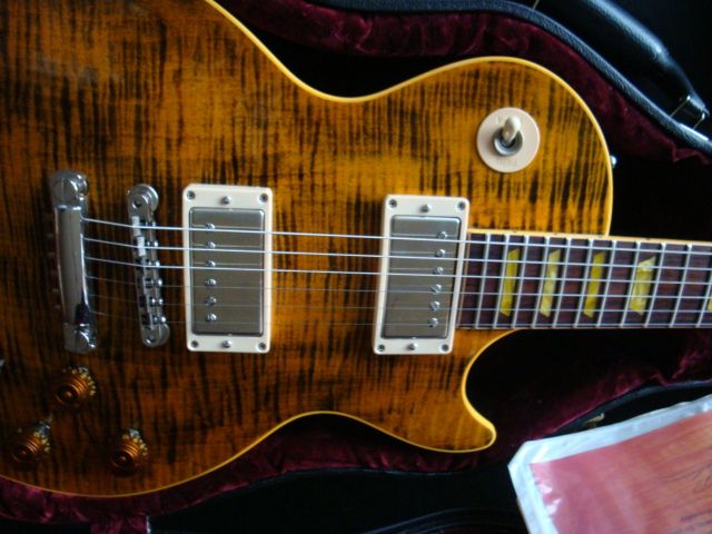 Gibson Les Paul Standard Joe Perry Boneyard Custom Shop Aged Tiger 