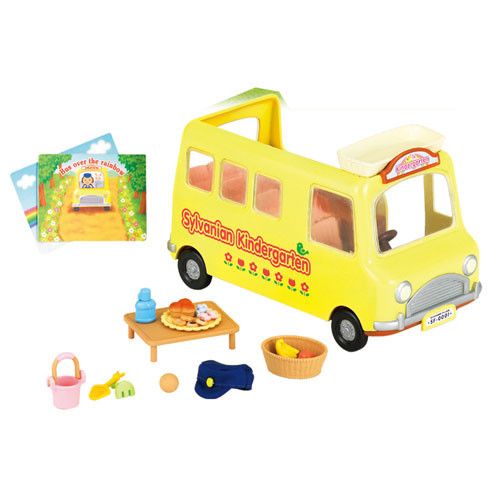 SYLVANIAN FAMILIES CALICO CRITTER YELLOW SCHOOL BUS  