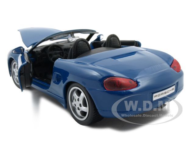 PORSCHE BOXSTER BLUE 124 DIECAST MODEL CAR  