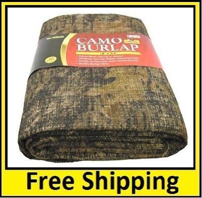 Allen Blind Fabric, Camo Burlap, Mossy Oak Break Up  