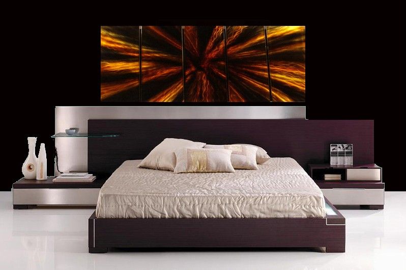 ABSTRACT WALL ART METAL PAINTING DECOR SCULPTURE MODERN  