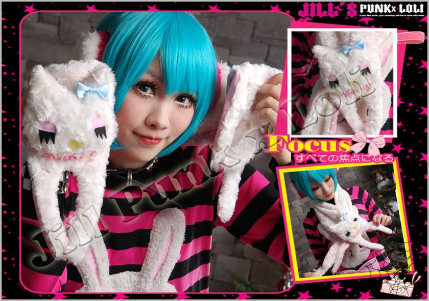 Loli super cute gentry natural curl kitty fur scarf W  