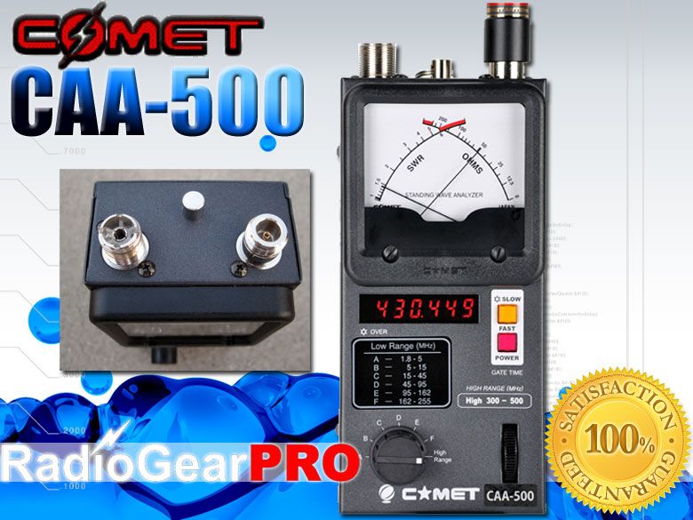 NEW Comet CAA 500 Antenna Tester Analyzer 1.8 500 MHz SWR Meter  