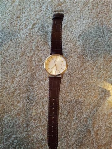 Bulova Mens Calendar Strap Watch 98H51. Excellent condition.  