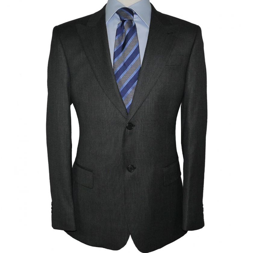 1995 NWT LORO PIANA 130S WOOL DARK GRAY MENS SUIT  