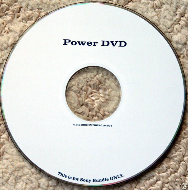 Sony Power DVD Software  