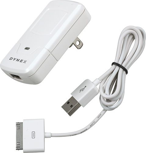 Dynex Wall Charger with Cable For iPod Video Touch iPhone 3GS 4 DX 