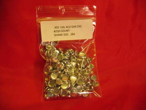 303 Caliber (.014) Aluminum Gas Checks/500 count  